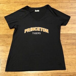Princeton University black short sleeve crew tee